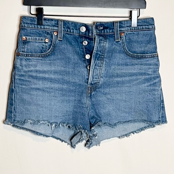 Levi's Pants - LEVI’S Ribcage Button Fly High Waisted Cutoff Jean Shorts Size 29